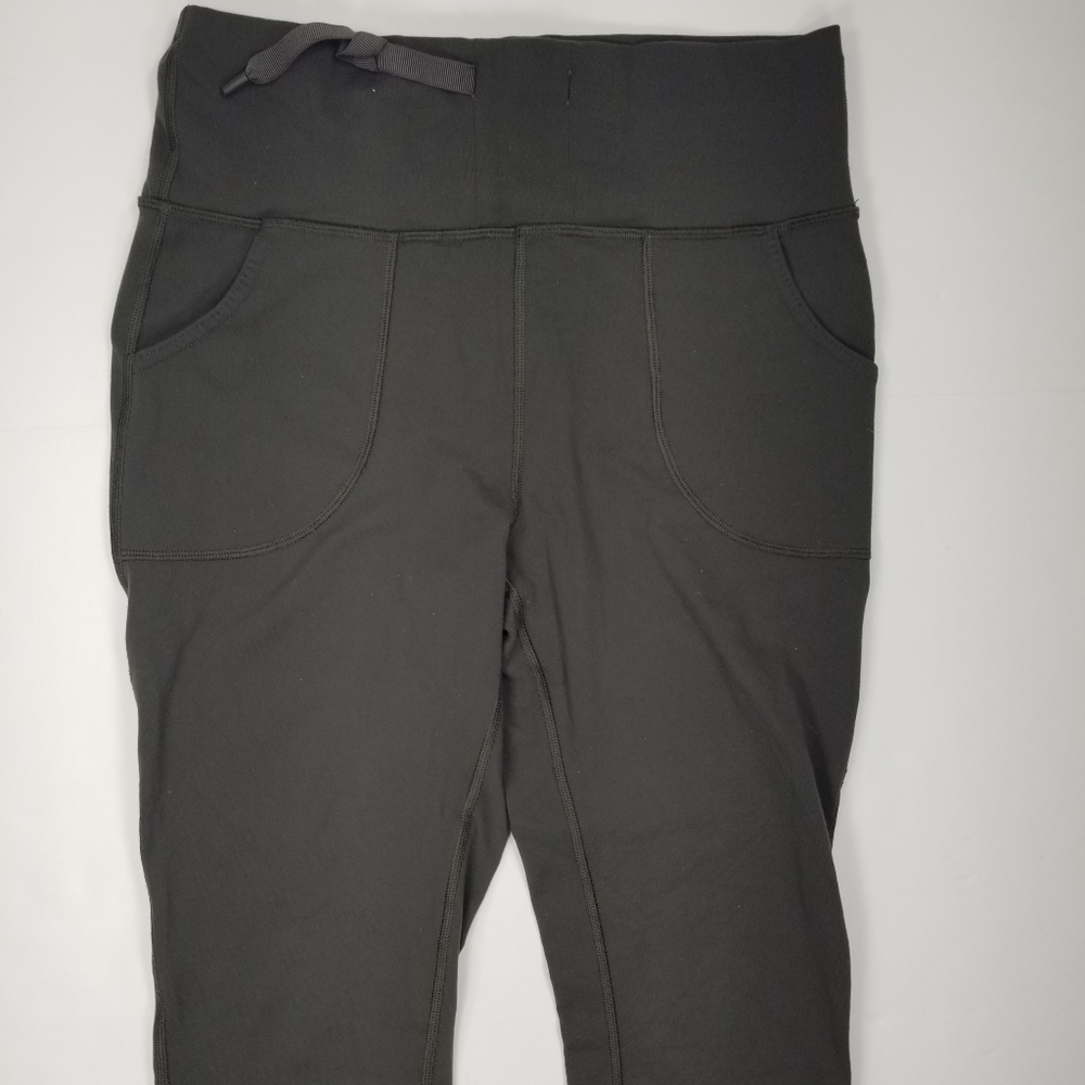 Lululemon Slim Straight Leggings Sz 8 Green - Picture 2 of 6